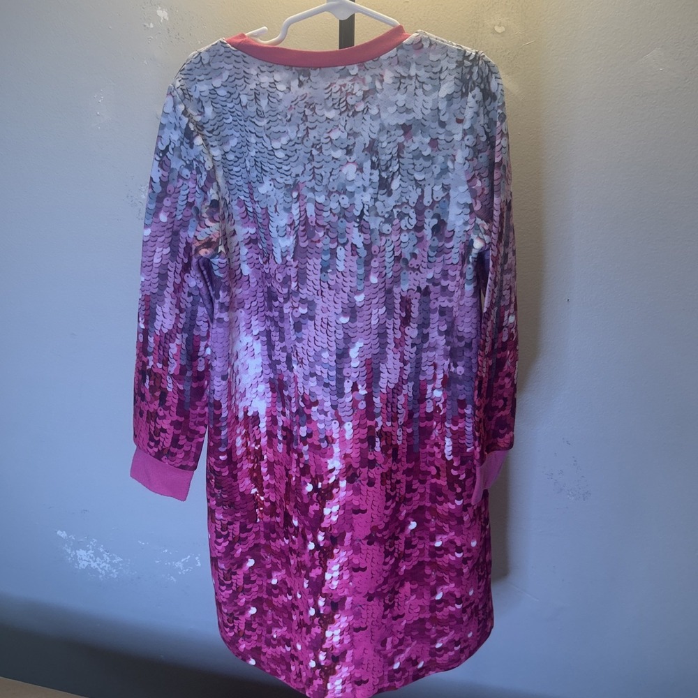 Girls Dress Long Sleeves Pink - Not Actual Sequence - Printed Sequence Size 8 - Picture 5 of 11